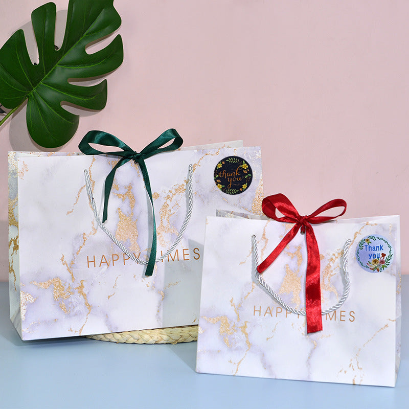 JMT-639114 Round Thank You Flower Stickers for Product Packaging and Decoration