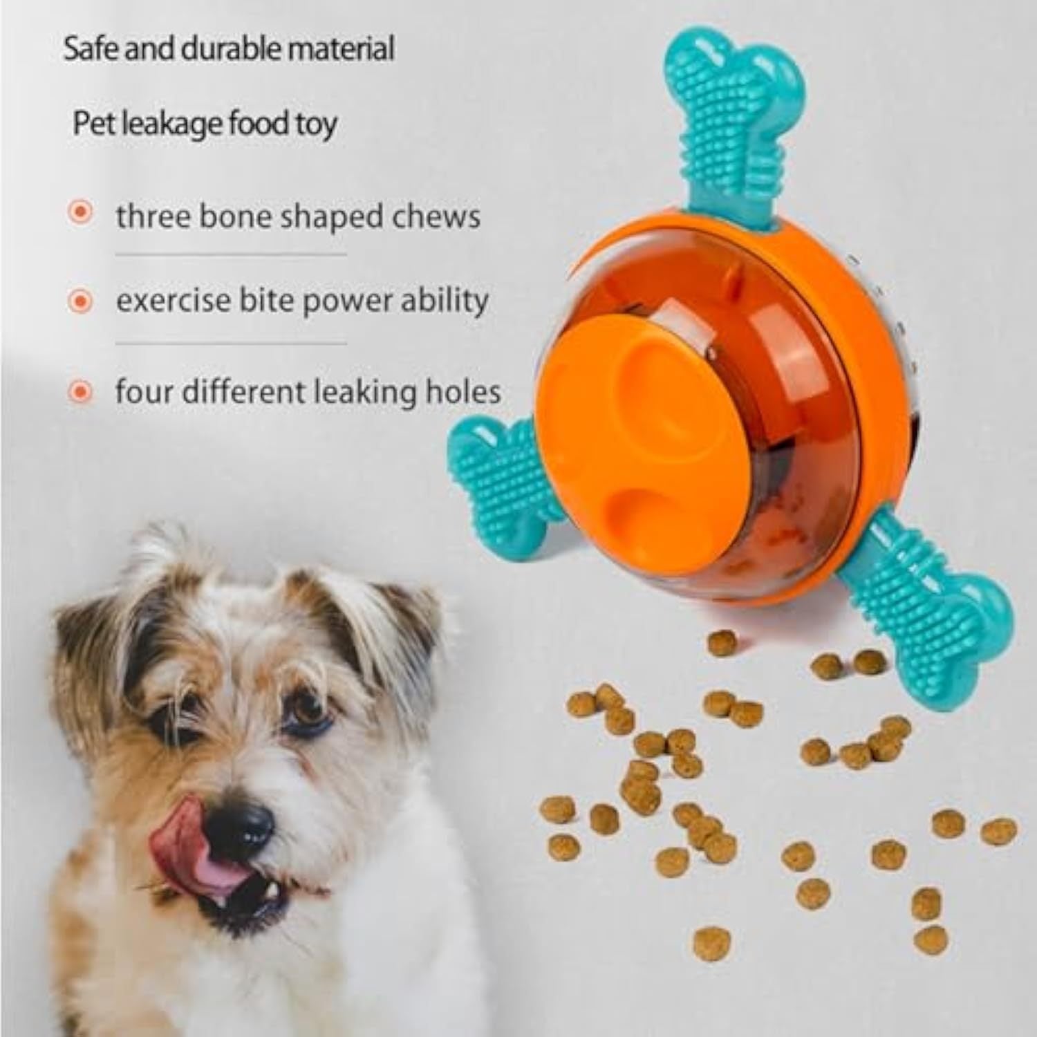 JMT-639626 Interactive Chew Toy and Slow Feeder for Small to Medium Dogs - Mental Stimulation and Healthy Digestion