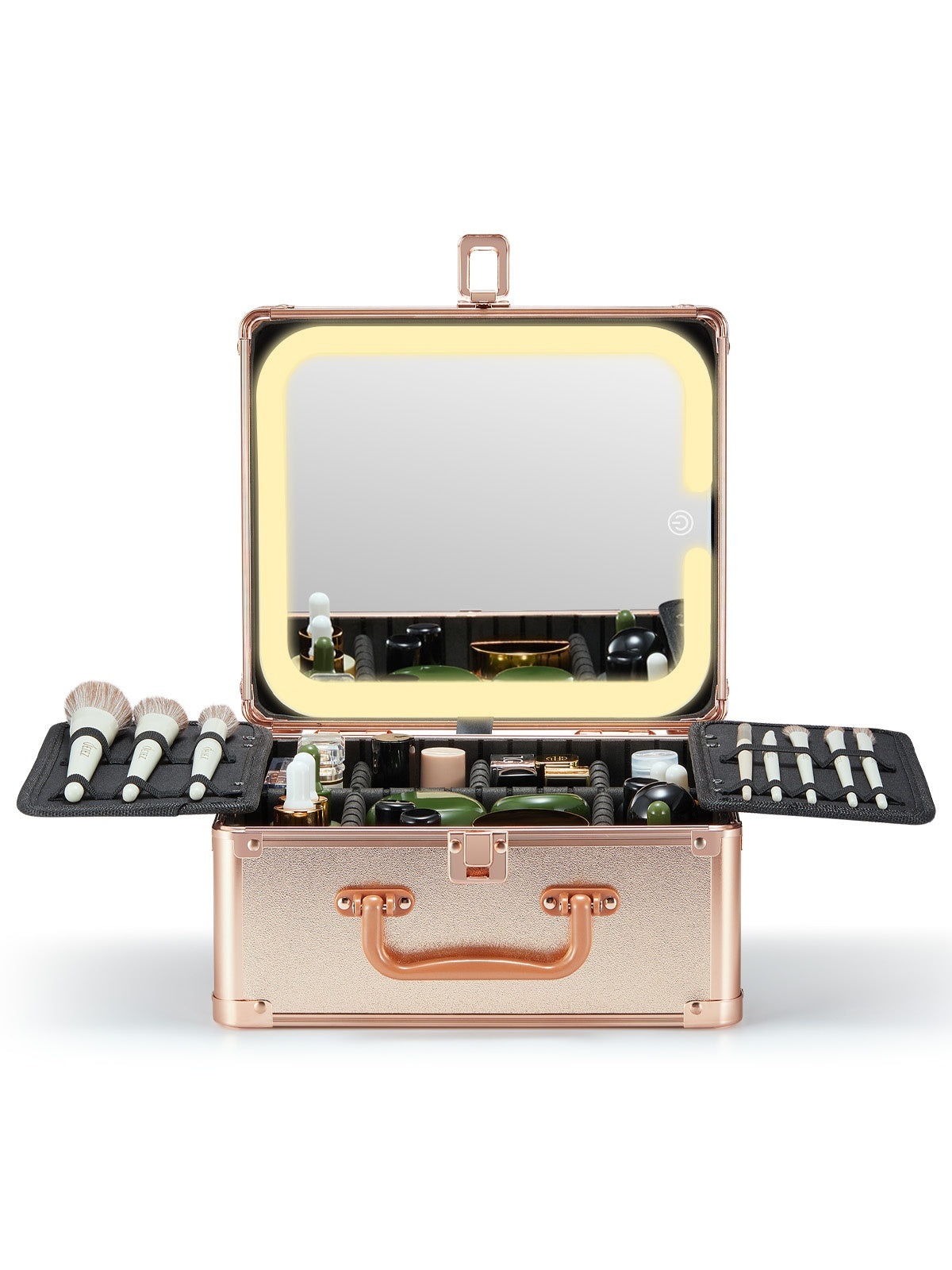 JMT-639626 Lighted Makeup Mirror with Detachable Magnetic Design and Adjustable Brightness Settings