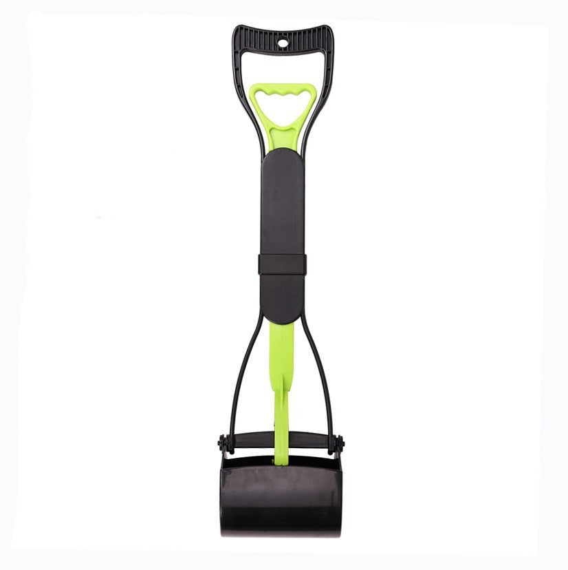 JMT-639882 Pet Toilet Picker with Long Handle - Durable Plastic Design for Easy Waste Cleanup