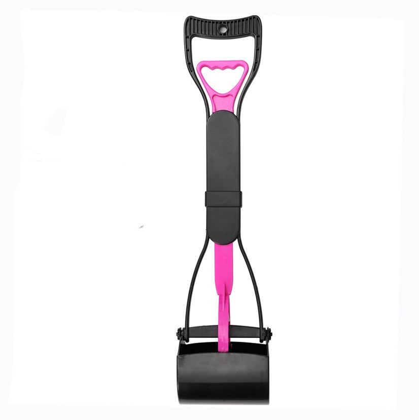JMT-639882 Pet Toilet Picker with Long Handle - Durable Plastic Design for Easy Waste Cleanup