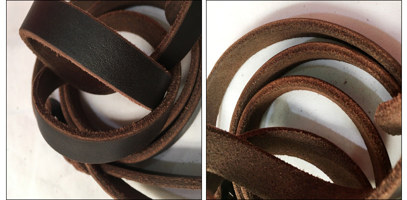 JMT-640138 Leather Dog Traction Rope for Training - 2 Meter Extended Telescopic Design, Ideal for Medium to Large Breeds