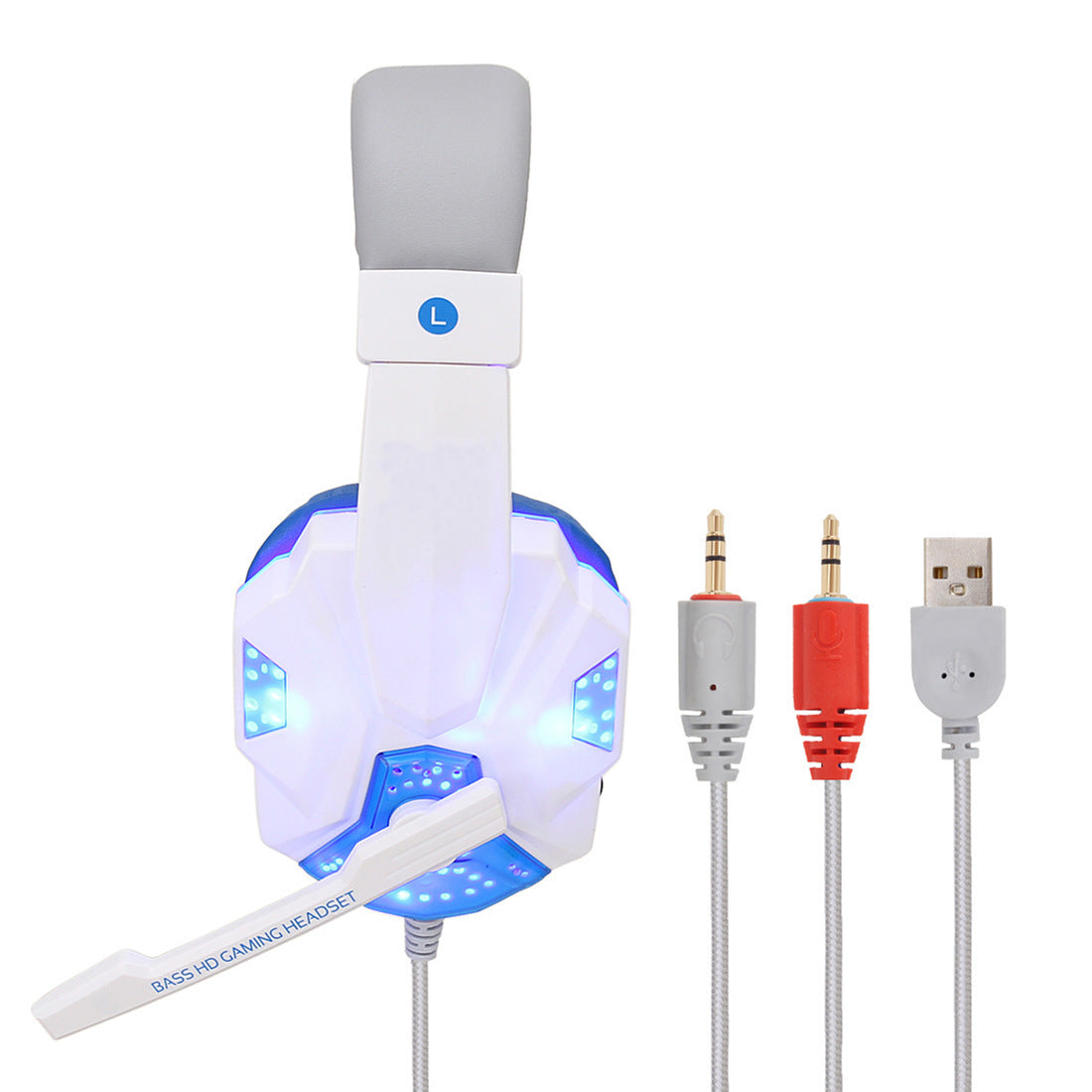 JMT-640138 Wired Headphones with Ear Protection Compatibility for Computer Use - Multiple Color Options Available
