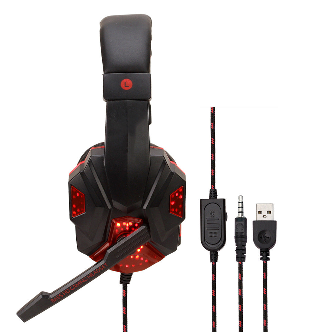 JMT-640138 Wired Headphones with Ear Protection Compatibility for Computer Use - Multiple Color Options Available