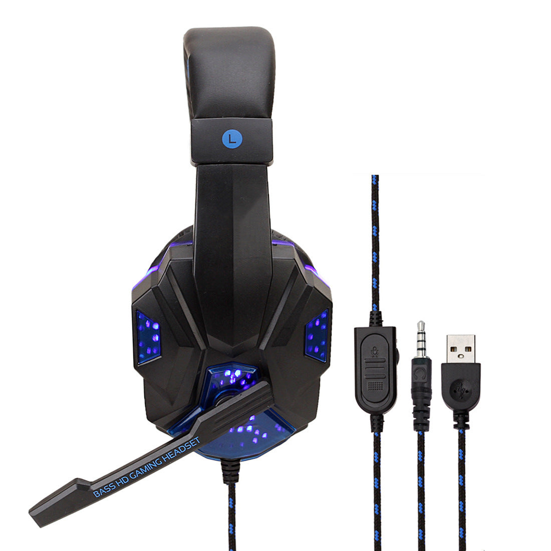 JMT-640138 Wired Headphones with Ear Protection Compatibility for Computer Use - Multiple Color Options Available