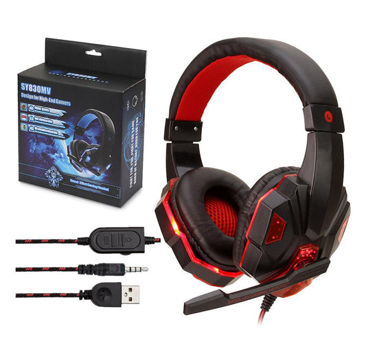 JMT-640138 Wired Headphones with Ear Protection Compatibility for Computer Use - Multiple Color Options Available
