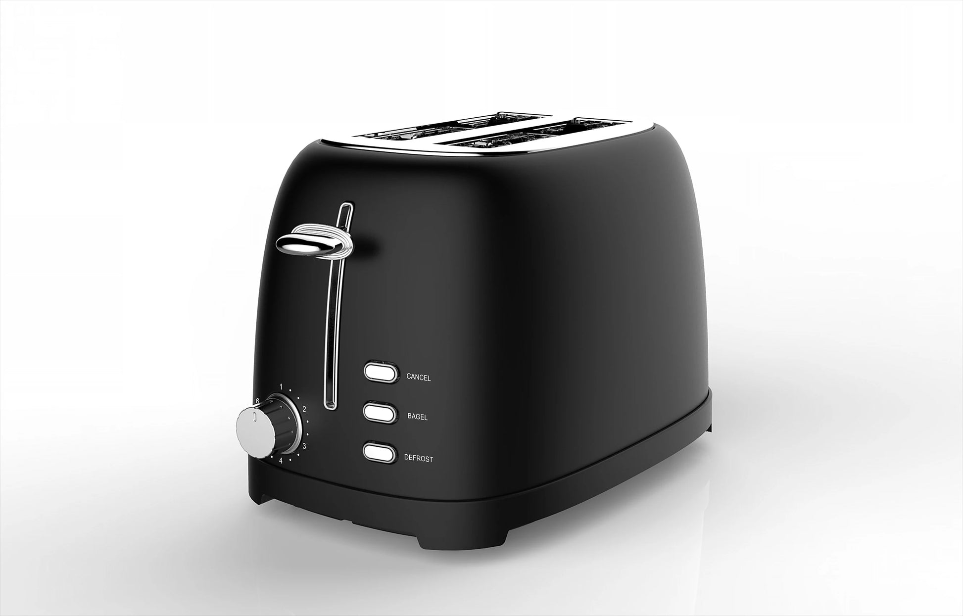 JMT-640458 Stainless Steel 2-Slice Retro Toaster for Waffles and Bread