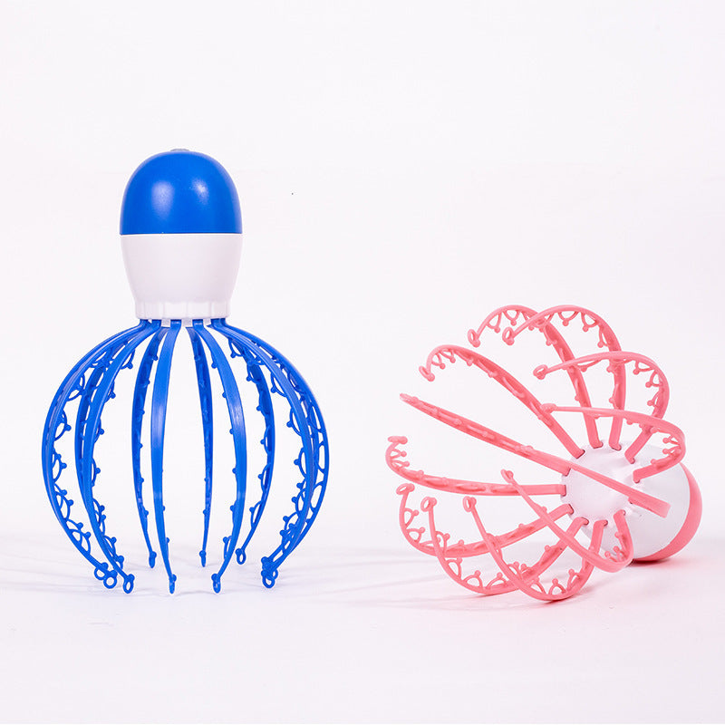 JMT-640778 Rechargeable Head Massager with Scalp Kneading and Relaxation Features