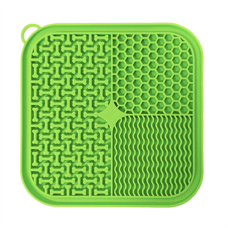 JMT-640970 Silicone Slow Feeder Mat with Non-Slip Scrapers for Dogs in Multiple Colors