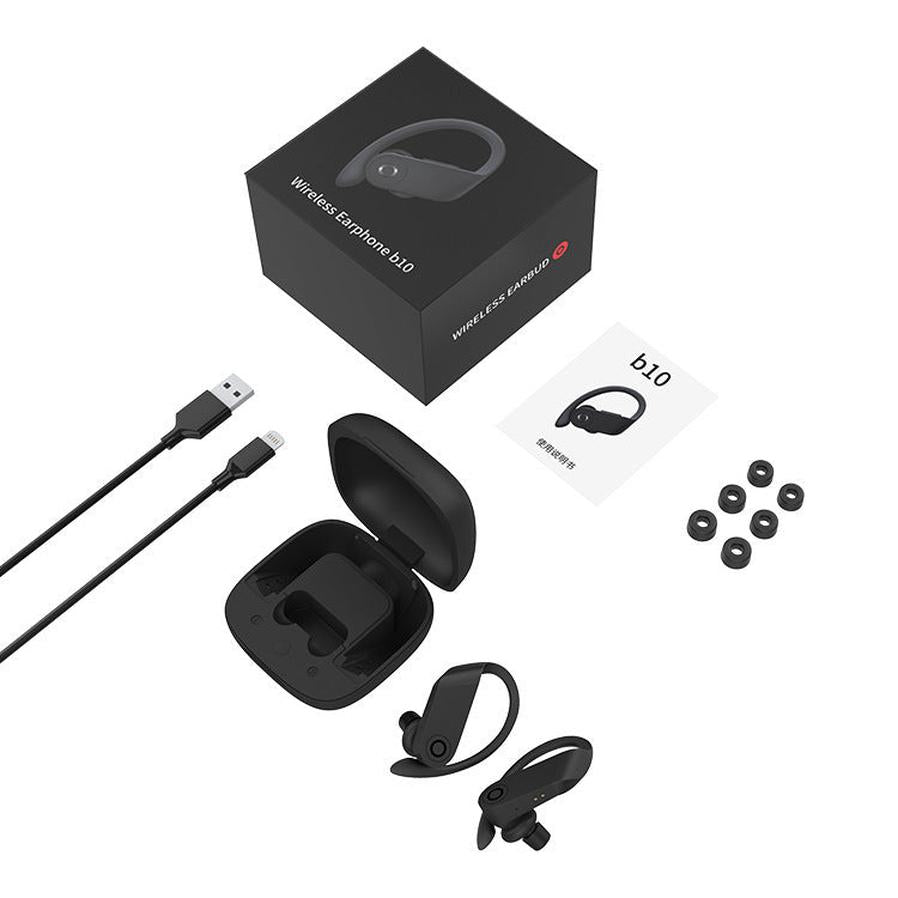 JMT-641290 Bluetooth Wireless Earphones with V5.0 Technology, 4-5 Hours Battery Life, and 40-50 Minutes Charging Time