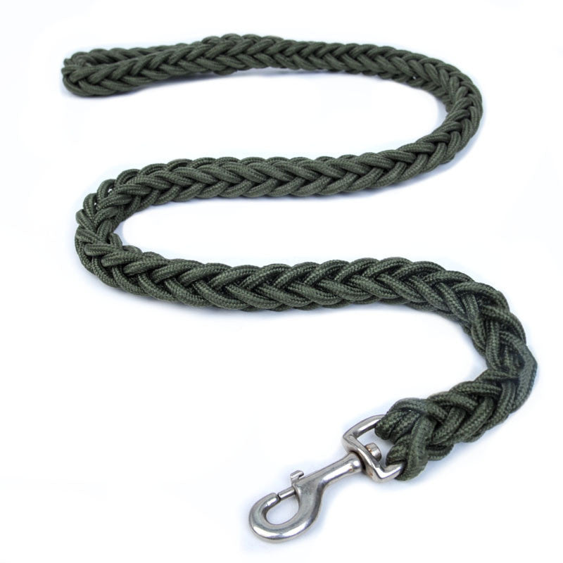 JMT-641290 Durable Eight-Strand Braided Nylon Dog Leash for Large Breeds