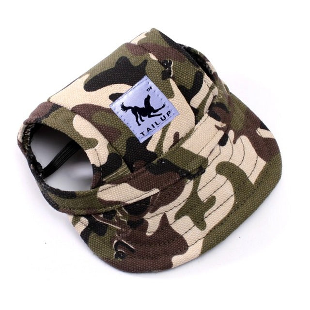 JMT-641418 Dog's Baseball - Canvas and Denim Options in Red, Black, Blue, Camouflage, Leopard, and More (S-XL)