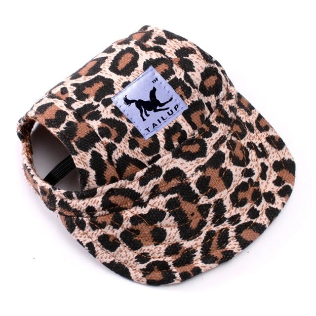 JMT-641418 Dog's Baseball - Canvas and Denim Options in Red, Black, Blue, Camouflage, Leopard, and More (S-XL)