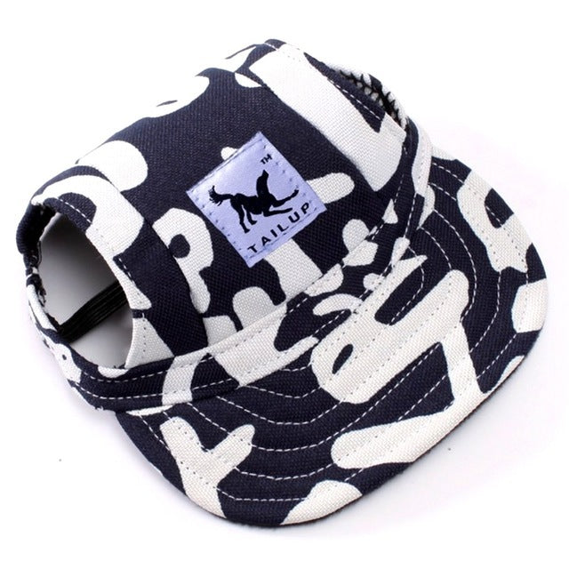 JMT-641418 Dog's Baseball - Canvas and Denim Options in Red, Black, Blue, Camouflage, Leopard, and More (S-XL)