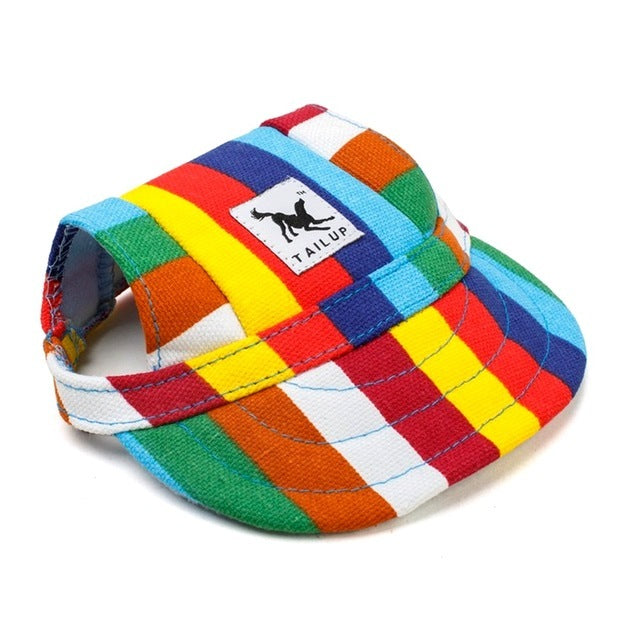 JMT-641418 Dog's Baseball - Canvas and Denim Options in Red, Black, Blue, Camouflage, Leopard, and More (S-XL)