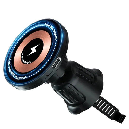 JMT-641610 Magnetic Wireless Car Charger with Fast Charging Support for Mobile Phones
