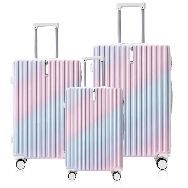JMT-641674 Lightweight ABS Cabin Luggage Trolley Suitcase Set - Available in 20, 24, 28 inch Options