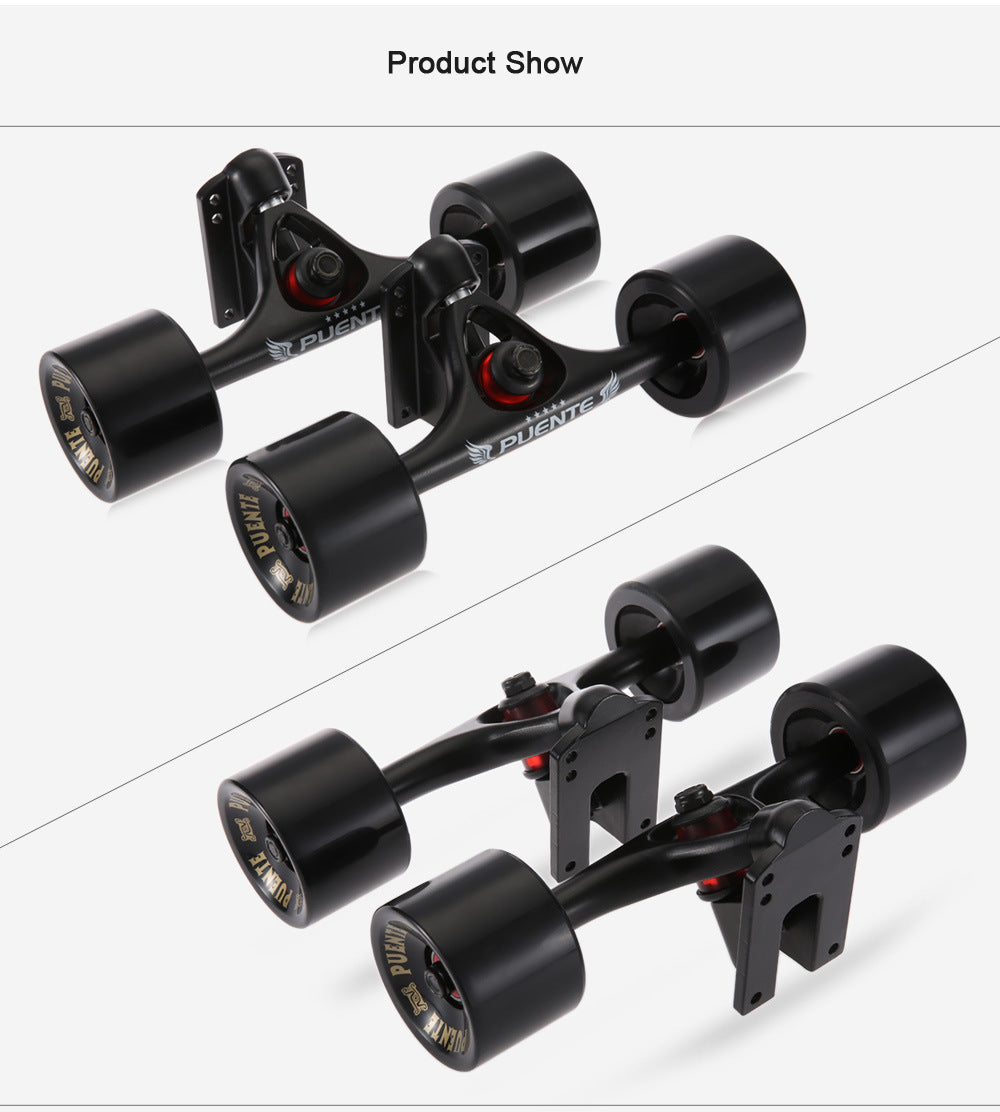 JMT-641866 Skateboard Wheel Bracket Bridge - 70mm x 51mm Compatible Accessory