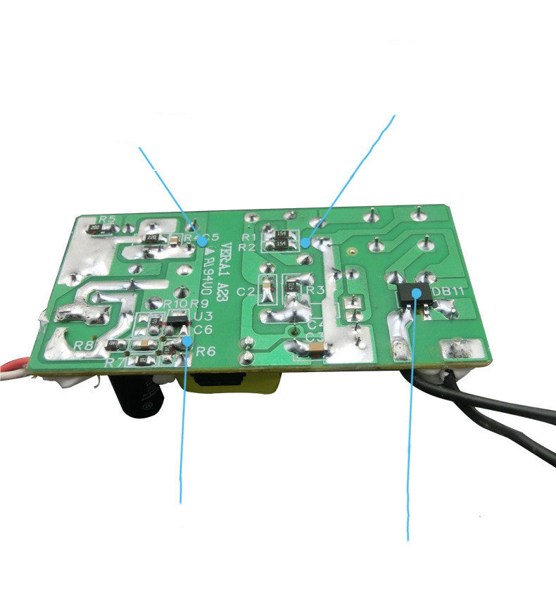 JMT-642122 AC/DC Power Adapter for Monitor Switch Light, 12W, 10V Output, Wall-Mounted, Efficient PWM Design