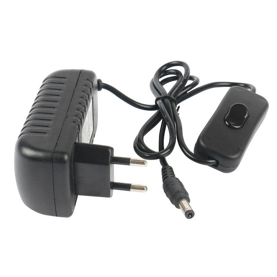 JMT-642122 AC/DC Power Adapter for Monitor Switch Light, 12W, 10V Output, Wall-Mounted, Efficient PWM Design