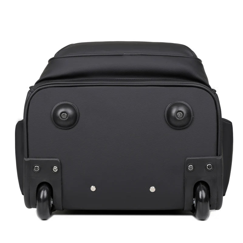 JMT-642122 High Capacity Casual Laptop Backpack with Pull Rod and Wheels for Outdoor Use