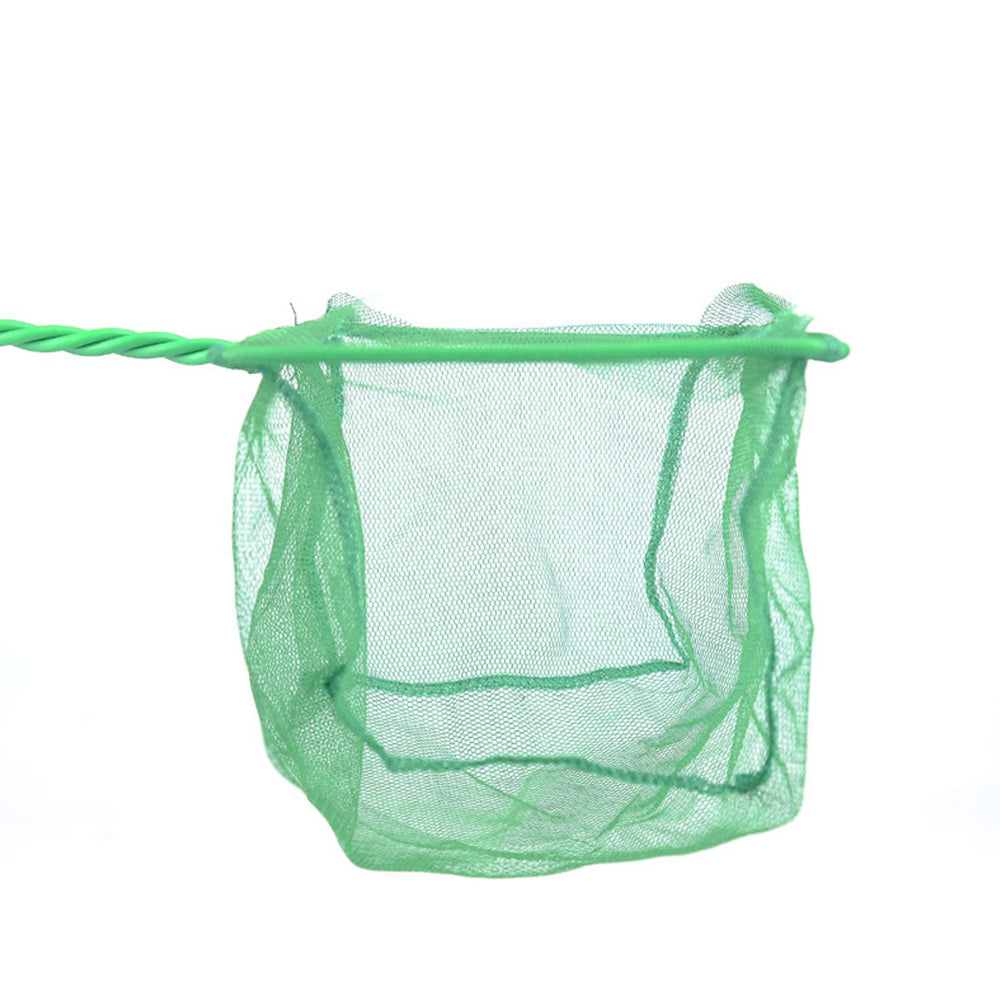 JMT-642122 Telescopic Fishing Net for Aquarium - Round & Square Sizes Available 3-12 Inches, Green