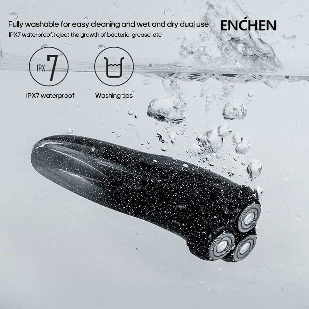 JMT-642186 Rechargeable Electric Shaver with USB Charging and 150 Minutes of Runtime