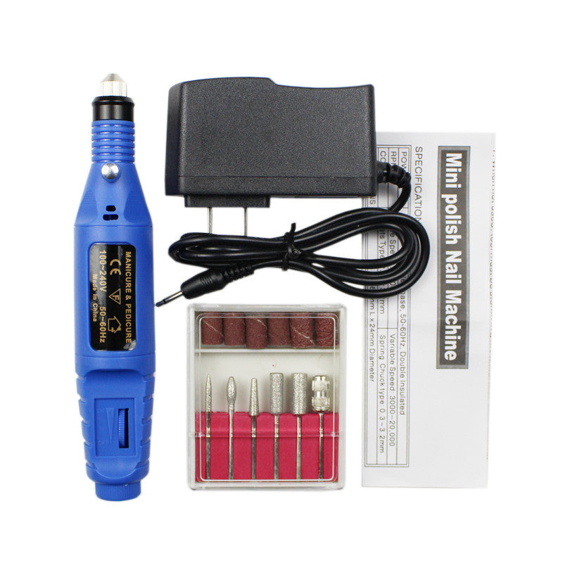 JMT-642250 Electric Nail Polisher with Adjustable Speed and Multiple Grinding Heads for Professional Nail Care