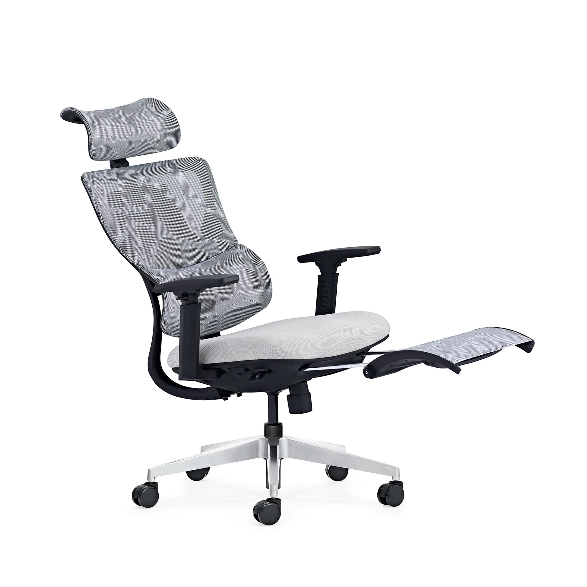JMT-642250 Ergonomic High Back Mesh Office Chair with Adjustable Footrest and 3D Armrests