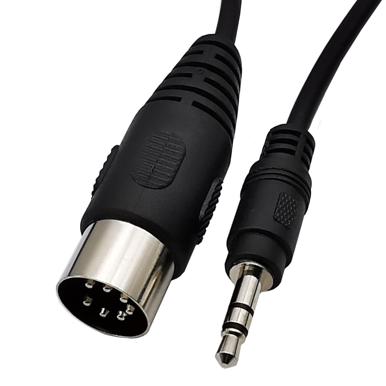 JMT-642634 DIN 7-Pin Audio and Video Adapter Cable to 3.5mm for Computers, TVs, Mobile Phones, and MP3s