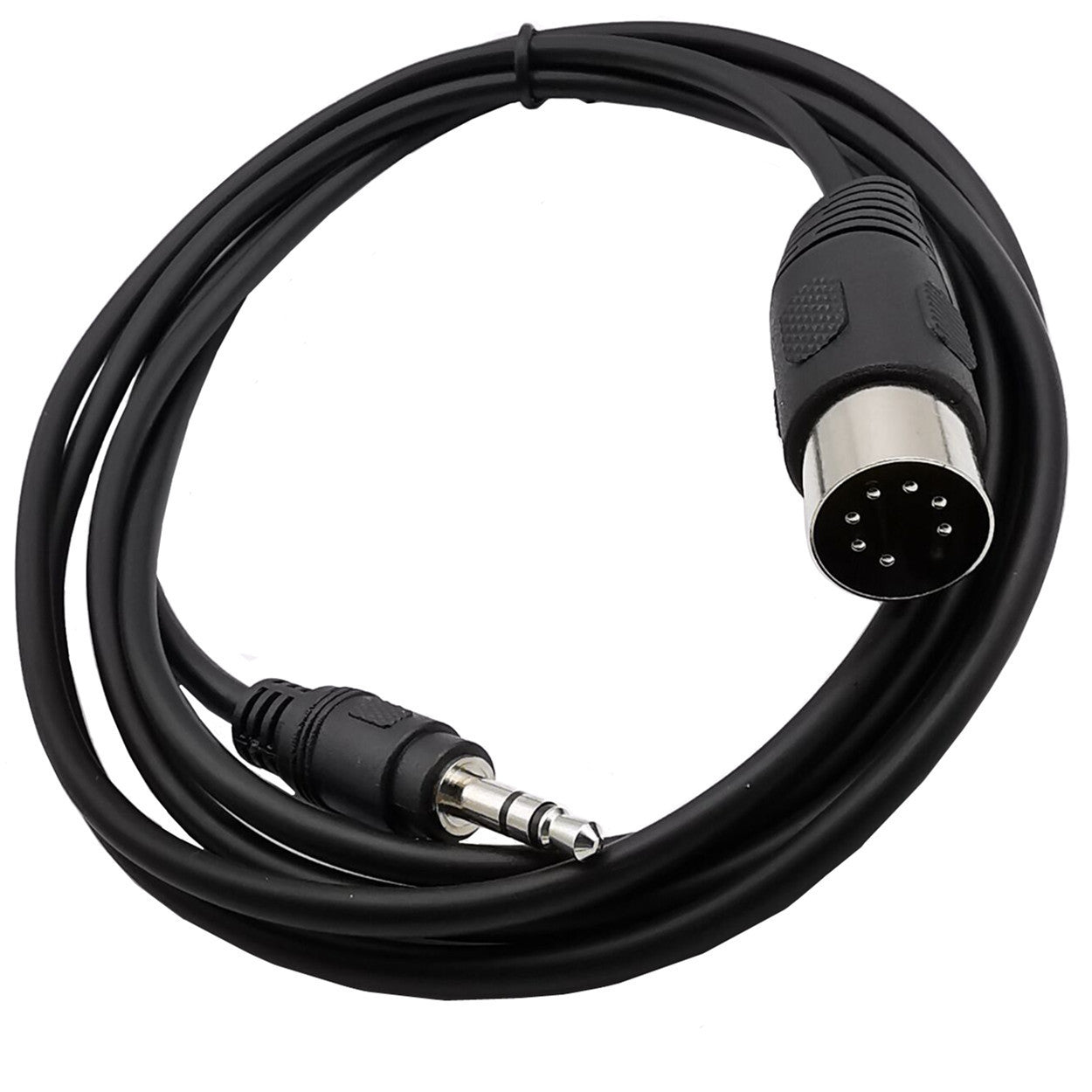 JMT-642634 DIN 7-Pin Audio and Video Adapter Cable to 3.5mm for Computers, TVs, Mobile Phones, and MP3s