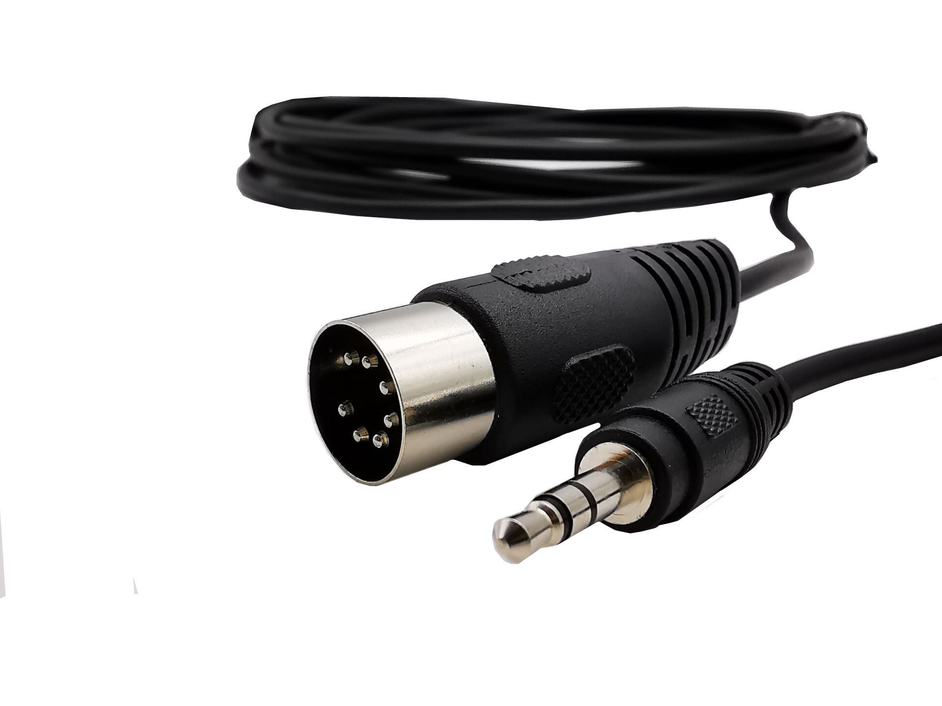 JMT-642634 DIN 7-Pin Audio and Video Adapter Cable to 3.5mm for Computers, TVs, Mobile Phones, and MP3s