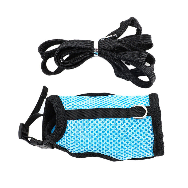JMT-642954 Pet Traction Vest for Mini Pets - Adjustable Mesh Harness for Guinea Pigs, Rabbits - Available in Multiple Colors