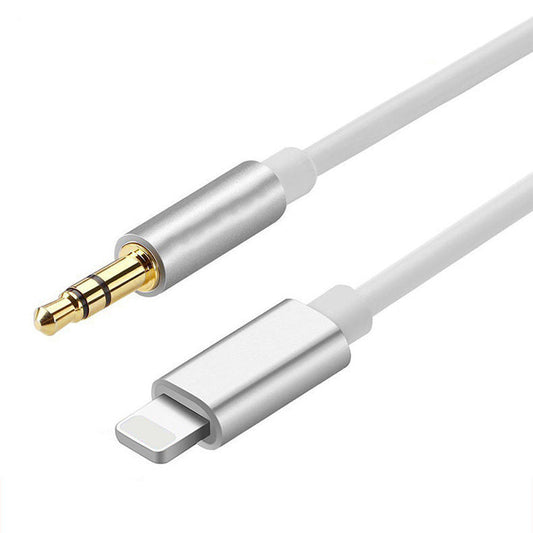 JMT-643210 3.5mm Audio Cable for Mobile Phones and Car Audio - 1 Meter, Gold-Plated Tinned Copper, Available in Pink, Gold, Black, Silver