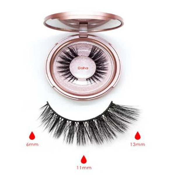 JMT-643210 Five Magnetic Eyelash Set with Eyeliner - High Temperature Wire Material