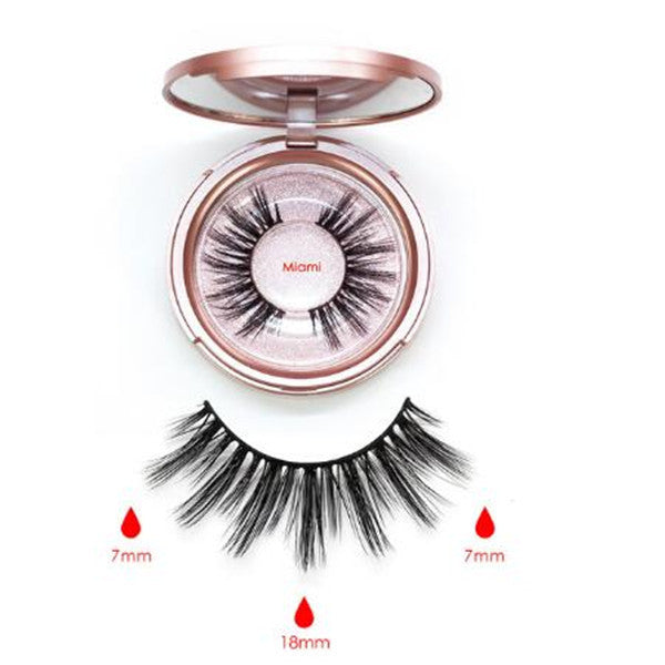 JMT-643210 Five Magnetic Eyelash Set with Eyeliner - High Temperature Wire Material