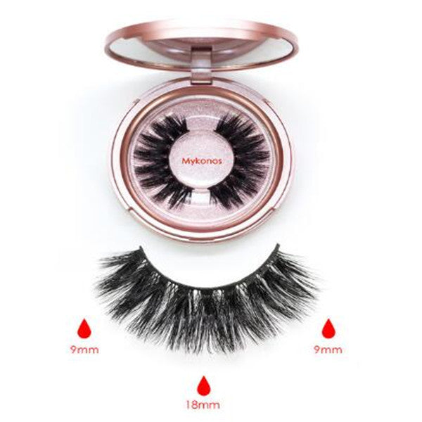 JMT-643210 Five Magnetic Eyelash Set with Eyeliner - High Temperature Wire Material