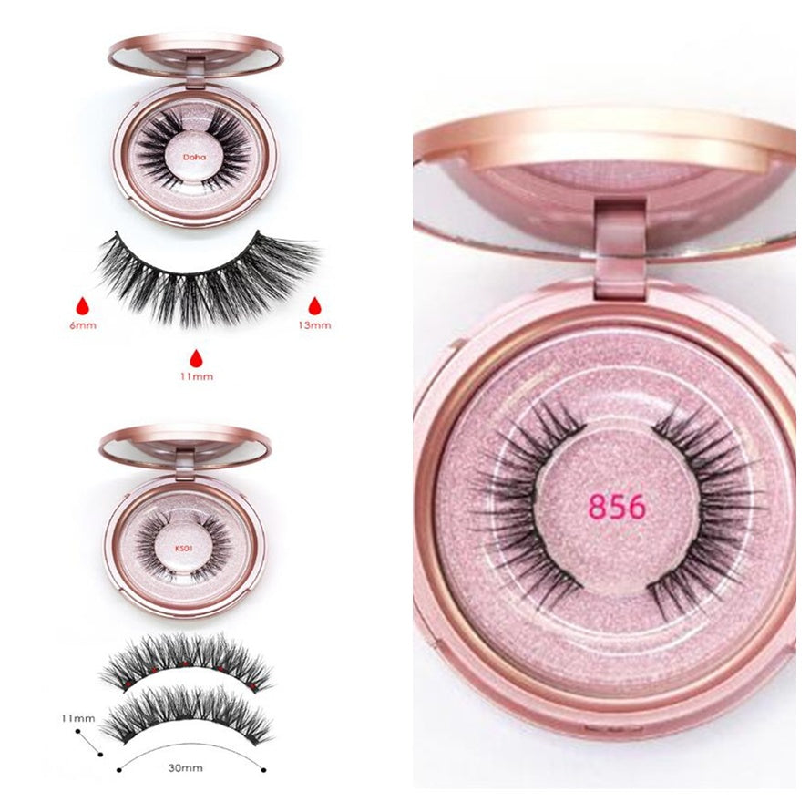 JMT-643210 Five Magnetic Eyelash Set with Eyeliner - High Temperature Wire Material