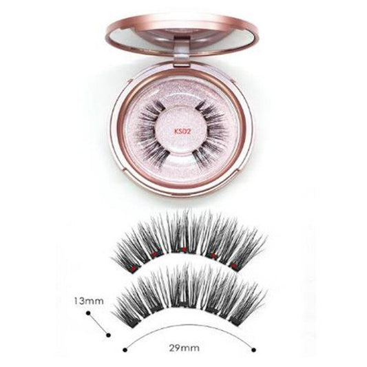 JMT-643210 Five Magnetic Eyelash Set with Eyeliner - High Temperature Wire Material