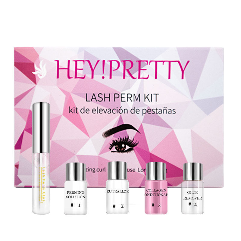 JMT-643530 Eyelash Curling Set with Eyebrow Perming Glue – Complete Beauty Kit