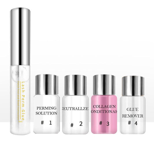 JMT-643530 Eyelash Curling Set with Eyebrow Perming Glue – Complete Beauty Kit