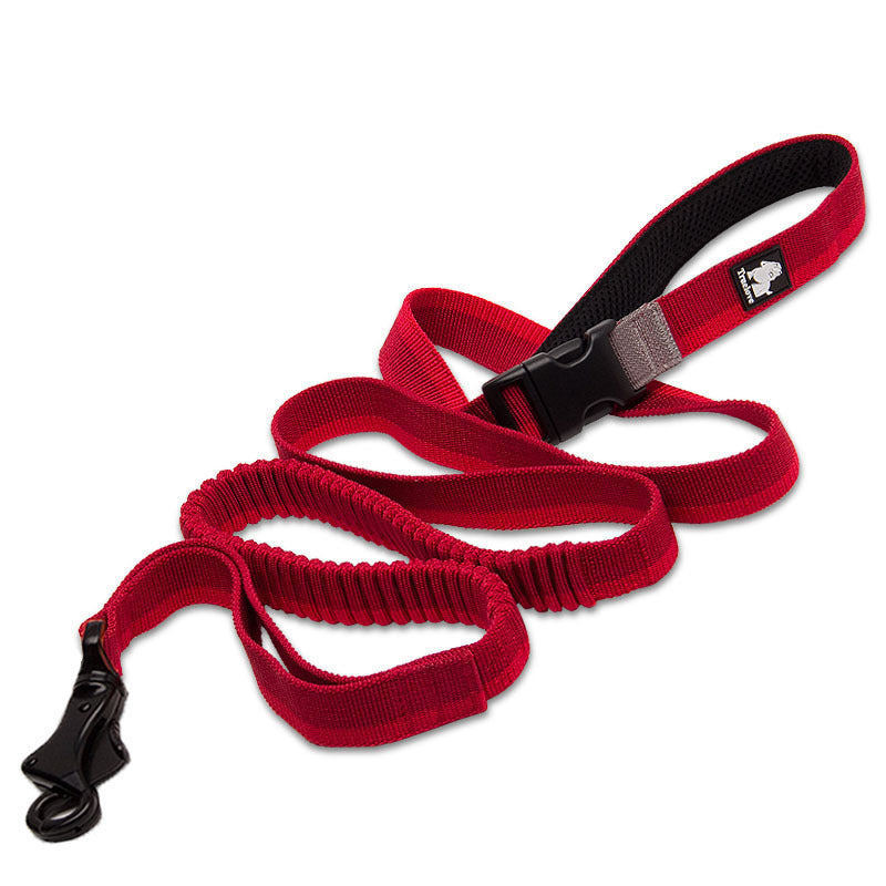 JMT-643594 Adjustable Elastic Pet Leash for Running - Nylon Traction Belt, 140-340cm Length, Ideal for Outdoor Activities