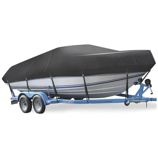 JMT-643722 Heavy Duty UV Resistant Waterproof Boat Cover for All Weather Protection