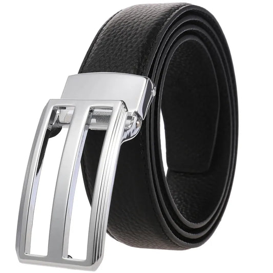 JMT-643850 Soft Cowhide Leather Casual Punch Belt - Model LY35-0302-5