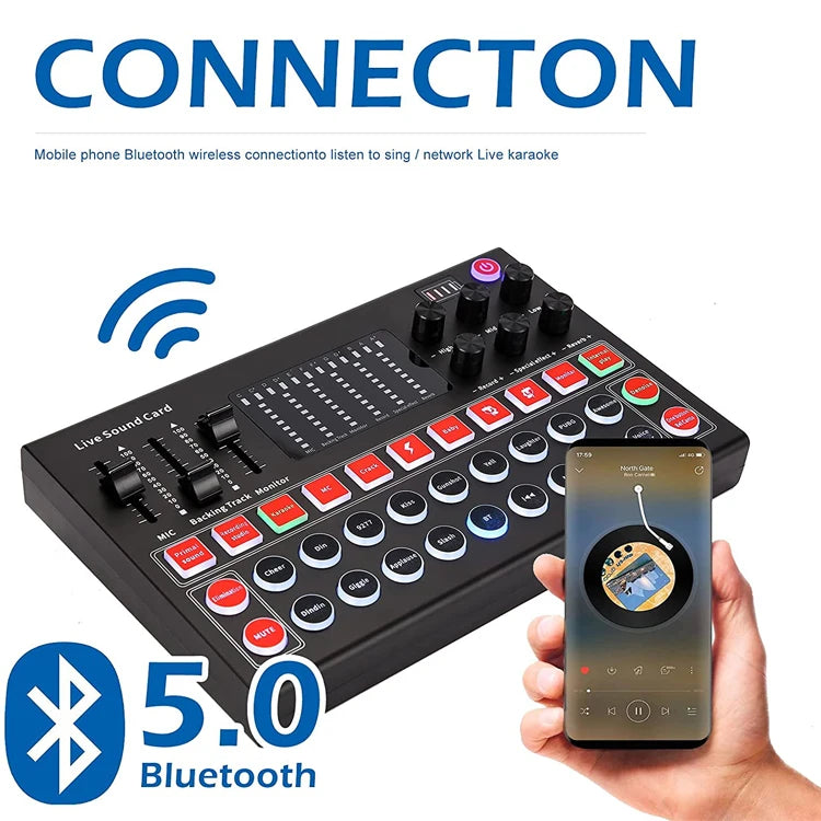 JMT-643914 USB Sound Card Adapter for Microphones and Headsets - Compatible with PCs and Phones