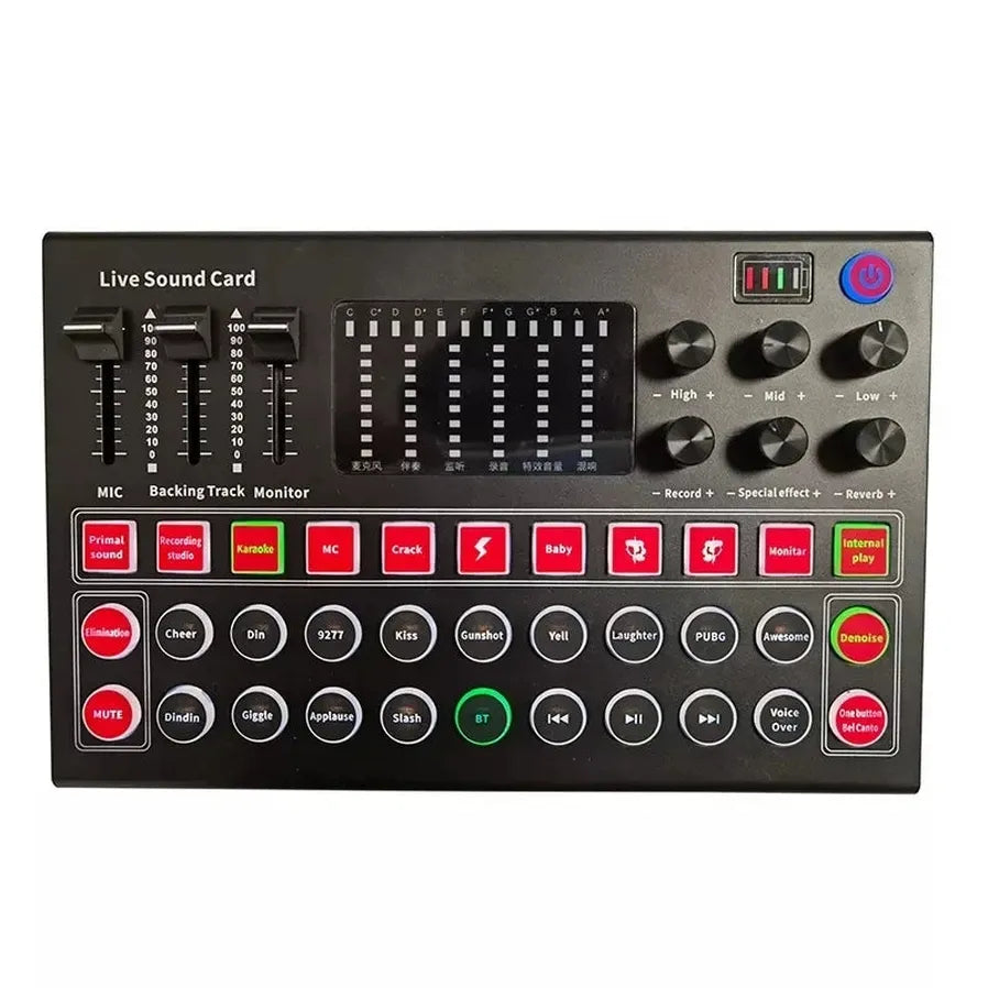 JMT-643914 USB Sound Card Adapter for Microphones and Headsets - Compatible with PCs and Phones