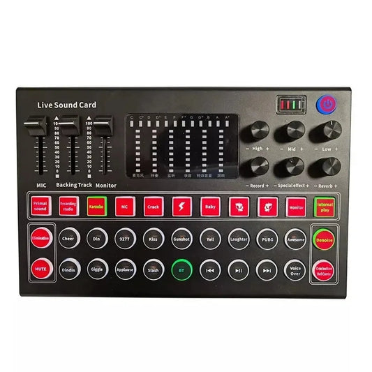 JMT-643914 USB Sound Card Adapter for Microphones and Headsets - Compatible with PCs and Phones
