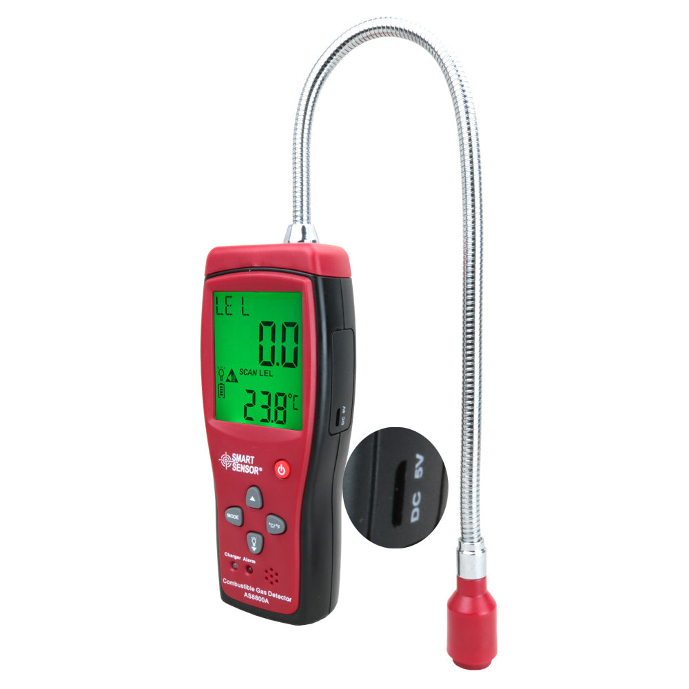 JMT-644042 Combustible Gas Detector with LCD Screen and Instant Response - Model AS8800A