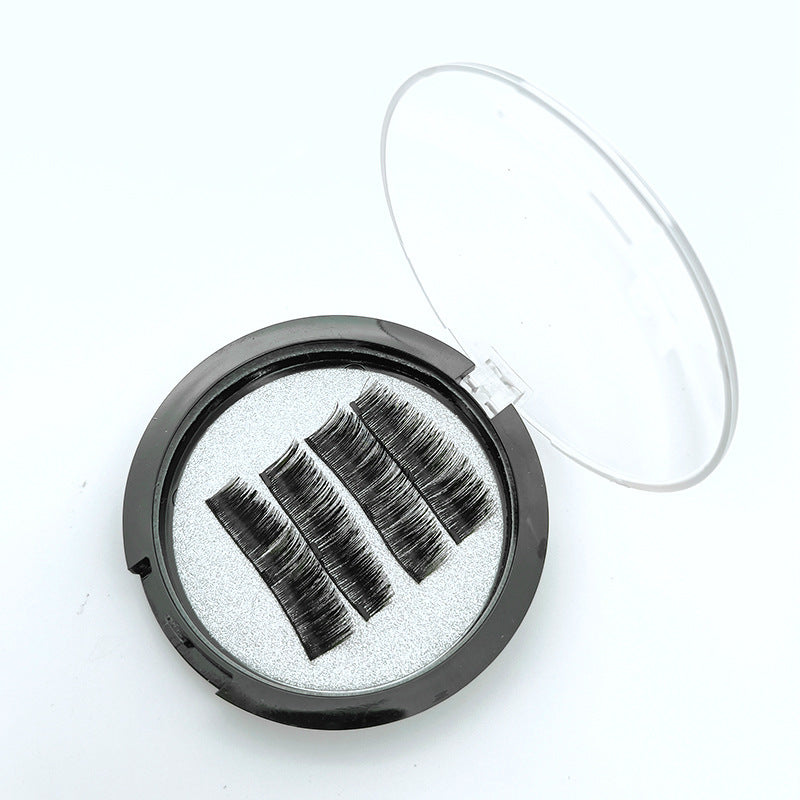 JMT-644362 Glue-Free Magnetic Eyelashes - Light, Soft, and Naturally Curled False Lashes (Two Pairs)