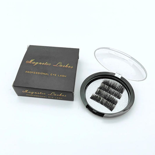 JMT-644362 Glue-Free Magnetic Eyelashes - Light, Soft, and Naturally Curled False Lashes (Two Pairs)